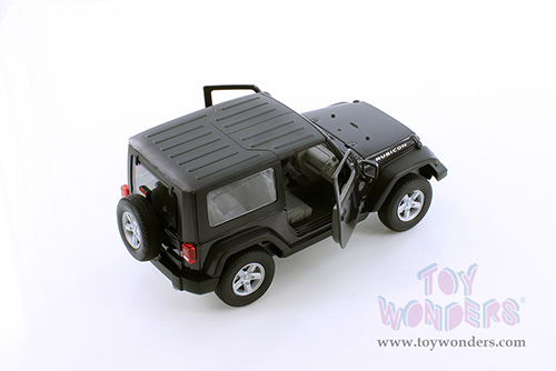 Welly - Jeep® Wrangler Rubicon Hardtop (2007, 1/24 Scale diecast model car, Black) 22489HWS