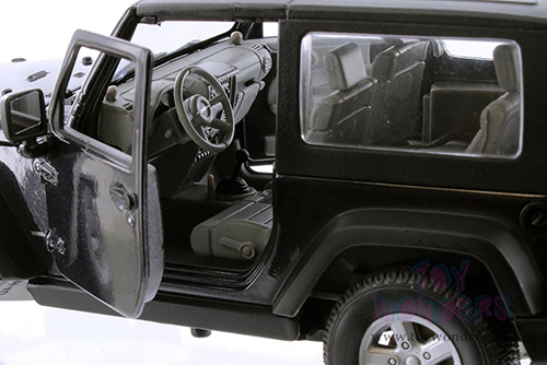 Welly - Jeep® Wrangler Rubicon Hardtop (2007, 1/24 Scale diecast model car, Black) 22489HWS