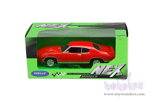 Welly - Pontiac&reg; GTO&trade; Hardtop (1969, 1/24 scale diecast model car, Orange) 22501W/OR