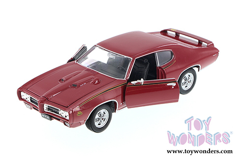 Welly - Pontiac GTO Hardtop (1969, 1/24 scale diecast model car, Red) 22501WR