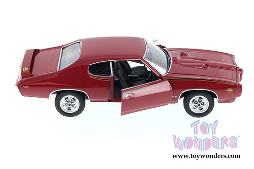 Welly - Pontiac GTO Hardtop (1969, 1/24 scale diecast model car, Red) 22501WR