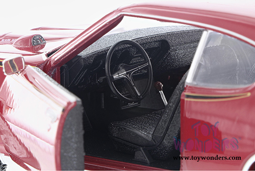 Welly - Pontiac GTO Hardtop (1969, 1/24 scale diecast model car, Red) 22501WR