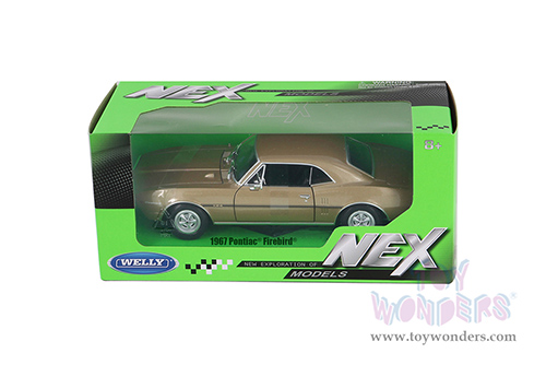 Welly - Pontiac&reg; Firebird&reg; Hardtop (1967, 1/24 scale diecast model car, Gold) 22502WG