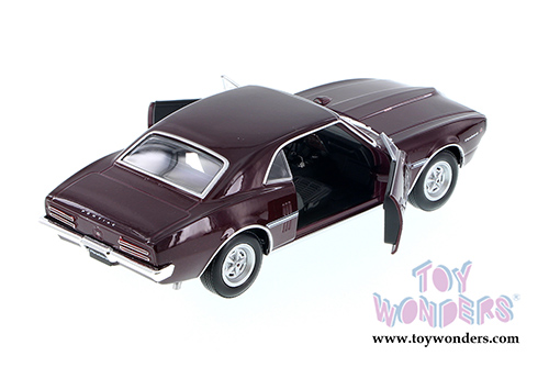 Welly - Pontiac Firebird Hardtop (1967, 1/24 scale diecast model car, Red) 22502WR