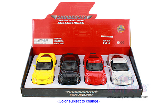 Showcasts® Collectibles - Chevrolet Corvette Hardtop (2007, 1/24 scale diecast model car, Asstd.) 22504/4D MAP: $19.99