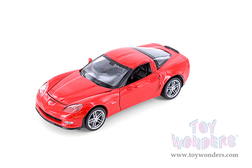 Showcasts® Collectibles - Chevrolet Corvette Hardtop (2007, 1/24 scale diecast model car, Asstd.) 22504/4D MAP: $19.99