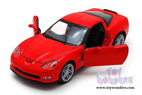 Welly - Chevrolet&reg; Corvette&reg; Z06 Hardtop (2007, 1/24 scale diecast model car, Red) 22504W/R