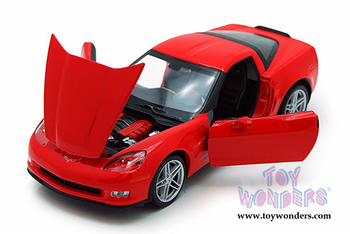 Welly - Chevrolet&reg; Corvette&reg; Z06 Hardtop (2007, 1/24 scale diecast model car, Red) 22504W/R