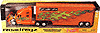 Show product details for Jada Toys Road Rigz - Kenworth T2000 Hualer Tractor Trailer (1:32, orange) 23268