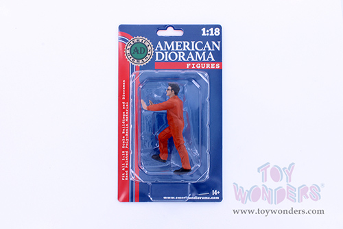 American Diorama Figurine - Mechanic Ken Figure (1/18 scale, Orange) 23790OR