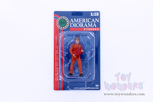 American Diorama Figurine - Mechanic Dan Figure (1/18 scale, Orange) 23792OR