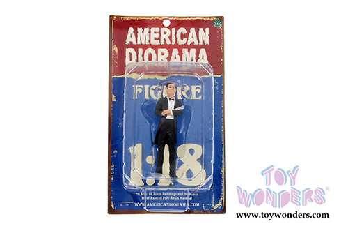 American Diorama Figurine - The Robbers - Robber I (1/18 scale, Black) 23883