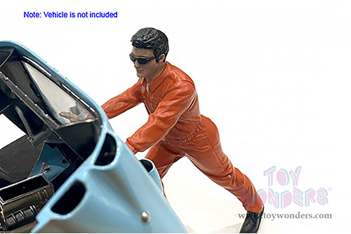 American Diorama Figurine - Mechanic Ken Figure (1/24 scale, Orange) 23902OR
