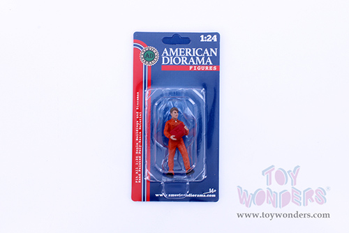 American Diorama Figurine - Mechanic Dan Figure (1/24 scale, Orange) 23904OR