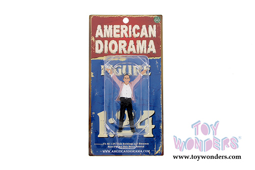 American Diorama Figurine - The Robbers - Robber IV (1/24 scale, Pink and Black) 23924