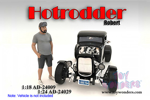American Diorama Figurine - Hotrodders - Robert (1/24 scale, Gray) 24029