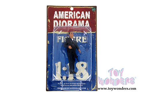 American Diorama Figurine - Police Officer I (1/18 scale, Black) 24011