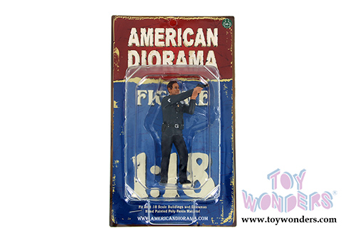 American Diorama Figurine - Police Officer IV (1/18 scale, Black) 24014AD