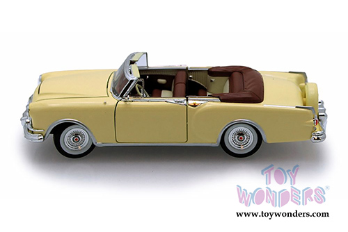 Welly - Packard Caribbean Convertible (1953, 1/24 scale diecast model car, Cream) 24016CW/CM