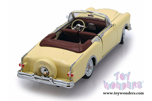Welly - Packard Caribbean Convertible (1953, 1/24 scale diecast model car, Cream) 24016CW/CM
