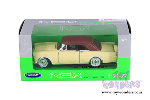 Welly - Packard Caribbean Soft Top (1953, 1/24 scale diecast model car, Cream) 24016HW/CM