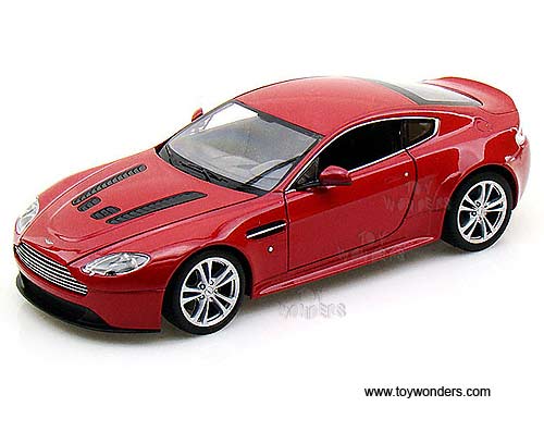 Welly - Aston Martin V12 Vantage Hard Top (1/24 scale diecast model car, Red) 24017W