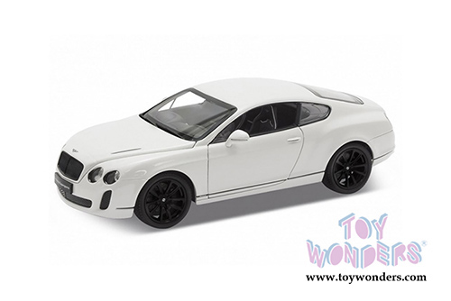 Welly - Bentley Continental Supersports Hardtop (1/24 scale diecast model car, White) 24018WWT
