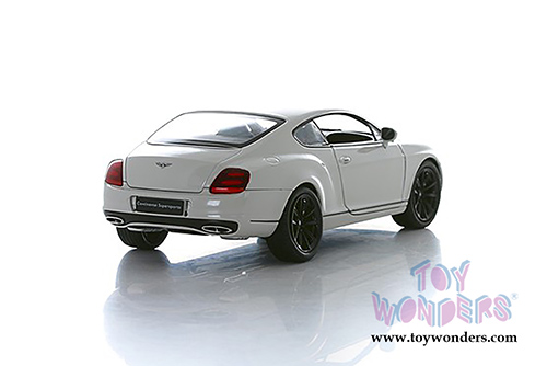 Welly - Bentley Continental Supersports Hardtop (1/24 scale diecast model car, White) 24018WWT