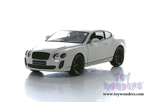 Welly - Bentley Continental Supersports Hardtop (1/24 scale diecast model car, White) 24018WWT