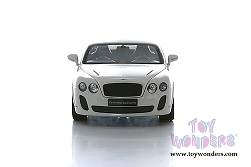 Welly - Bentley Continental Supersports Hardtop (1/24 scale diecast model car, White) 24018WWT