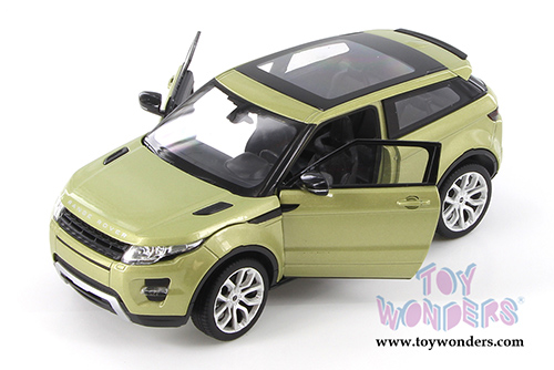 Welly - Land Rover Range Rover Evoque SUV w/ Sunroof (1/24 scale diecast model car, Green) 24021WGN