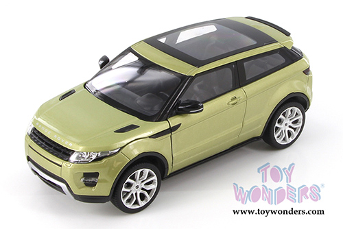 Welly - Land Rover Range Rover Evoque SUV w/ Sunroof (1/24 scale diecast model car, Green) 24021WGN