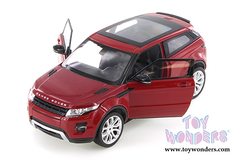 Welly - Land Rover Range Rover Evoque SUV w/ Sunroof (1/24 scale diecast model car, Red) 24021WR
