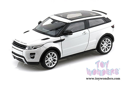 Welly - Land Rover Range Rover Evoque SUV w/ Sunroof (1/24 scale diecast model car, White) 24021WWT