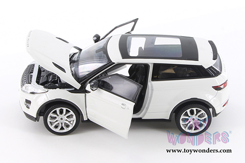 Welly - Land Rover Range Rover Evoque SUV w/ Sunroof (1/24 scale diecast model car, White) 24021WWT
