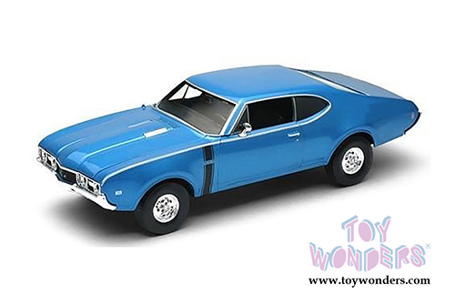 Welly - Oldsmobile&trade; 442 Hardtop (1968, 1/24 diecast model car, Blue) 24024WBU