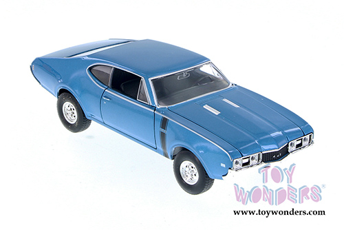 Welly - Oldsmobile&trade; 442 Hardtop (1968, 1/24 diecast model car, Blue) 24024WBU