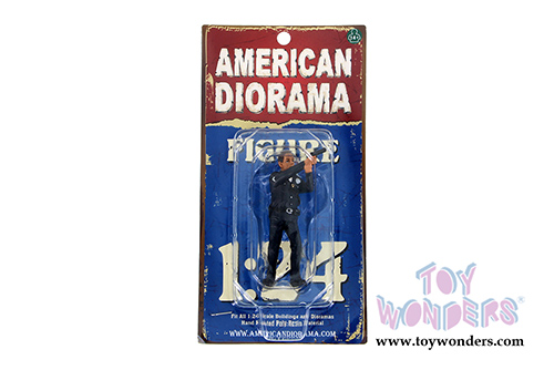 American Diorama Figurine - Police Officer IV (1/24 scale, Black) 24034