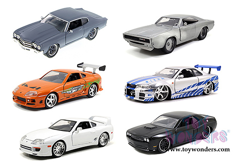 Jada Toys Fast & Furious - Assortment Pack W13 (1/32 scale diecast model car, Asstd.) 24037W13