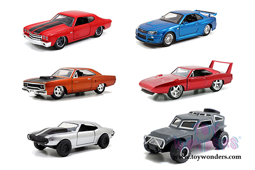 Jada Toys Fast & Furious - Assortment Pack W14 (1/32 scale diecast model car, Asstd.) 24037W14