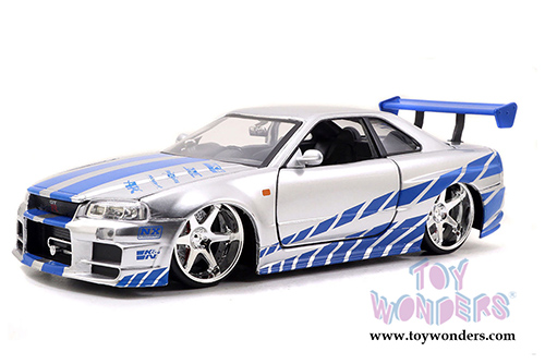 Jada Toys Fast & Furious - Assortment Pack W17 (1/32 scale diecast model car, Asstd.) 24037W17