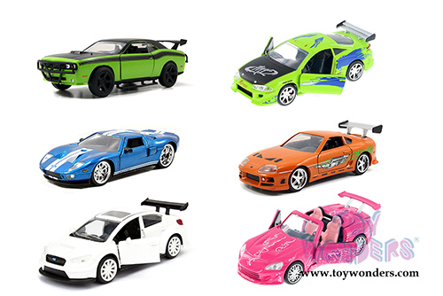 Jada Toys Fast & Furious - Assortment Pack W19 (1/32 scale diecast model car, Asstd.) 24037W19