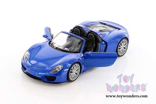 Welly - Porsche 918 Spyder Assortment (1/24 scale diecast model car, Asstd.) 24055HC/4D