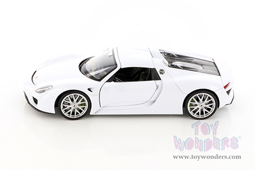 Welly - Porsche 918 Spyder Hardtop (1/24 scale diecast model car, White) 24055HWWT