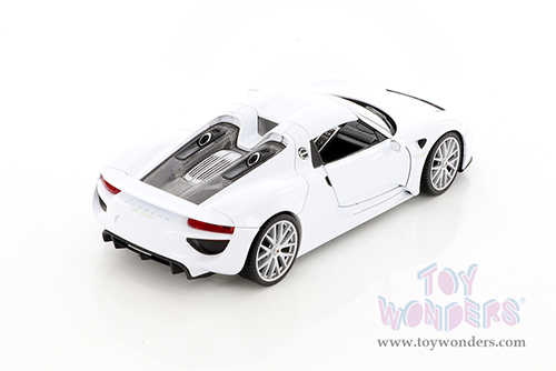 Welly - Porsche 918 Spyder Hardtop (1/24 scale diecast model car, White) 24055HWWT