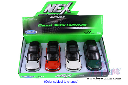 Welly - Land Rover Range Rover Sport SUV w/ Sunroof (1/24 scale diecast model car, Asstd.) 24059/4D