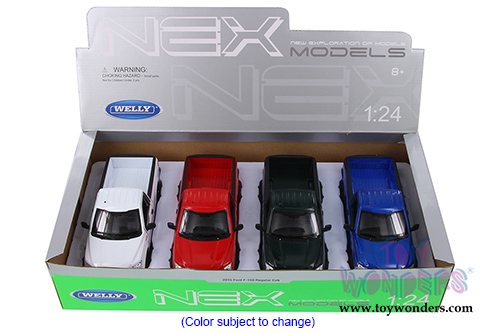 Welly - Ford F-150 Regular Cab Pickup (2015, 1/24 scale diecast model car, Asstd.) 24063/4D