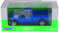 Welly - Ford F-150 Regular Cab Pickup (2015, 1/24 scale diecast model car, Blue) 24063WBU