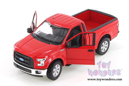 Welly - Ford F-150 Regular Cab Pickup (2015, 1/24 scale diecast model car, Red) 24063WR