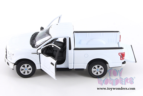 Welly - Ford F-150 Regular Cab Pickup (2015, 1/24 scale diecast model car, White) 24063WWT